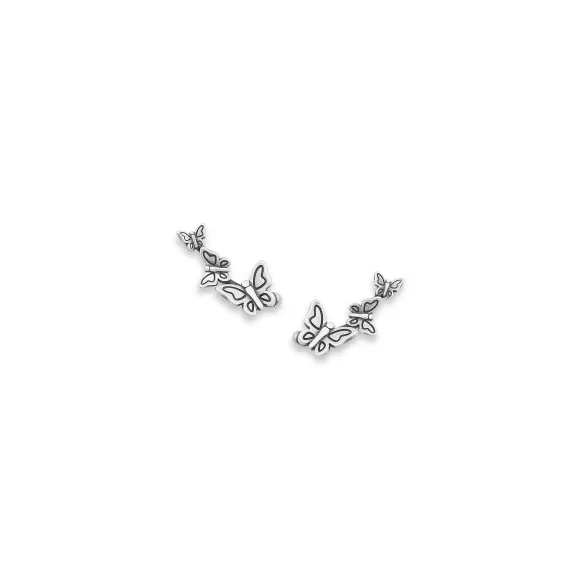 Hot James Avery Artisan Jewelry Dancing Butterfly Ear Climbers