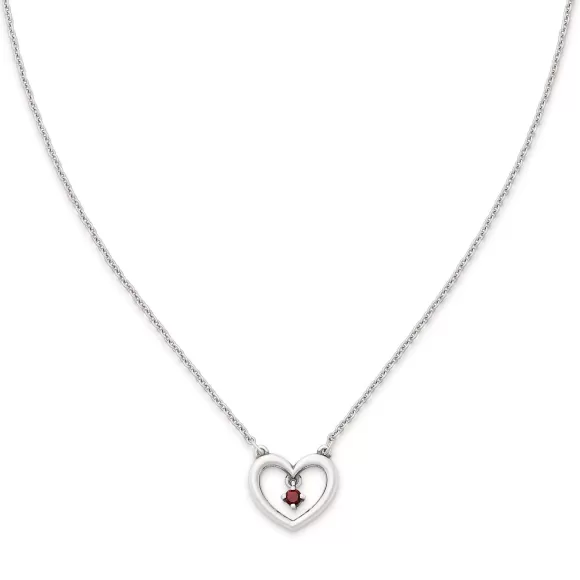 Best James Avery Artisan Jewelry Dancing Gemstone Heart Necklace