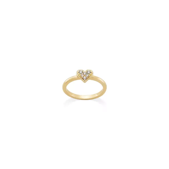 Outlet James Avery Artisan Jewelry Delicate Pave Diamond Heart Ring