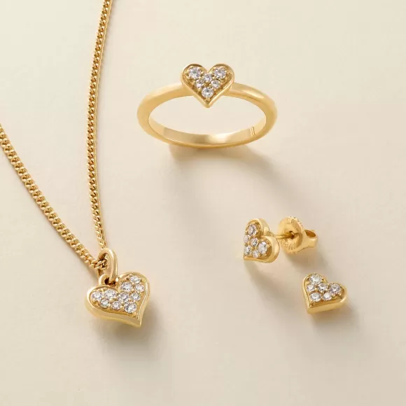 Shop James Avery Artisan Jewelry Delicate Pave Diamond Heart Studs