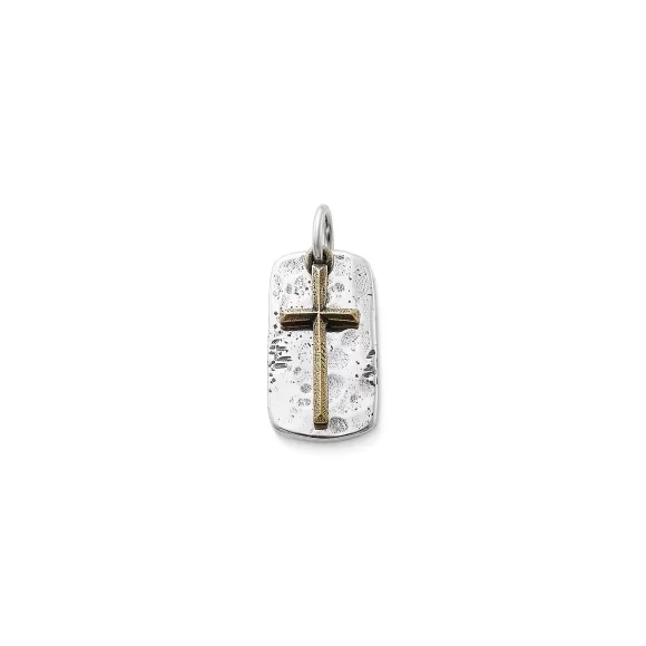 Online James Avery Artisan Jewelry Engravable Tag And Cross Charm
