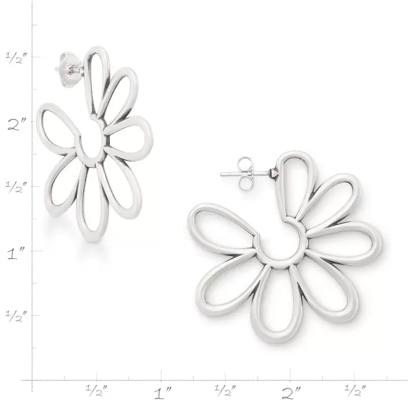 Sale James Avery Artisan Jewelry Floral Hoops
