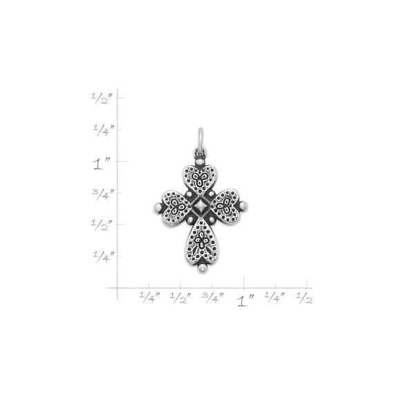Fashion James Avery Artisan Jewelry Heart'S Devotion Cross Charm