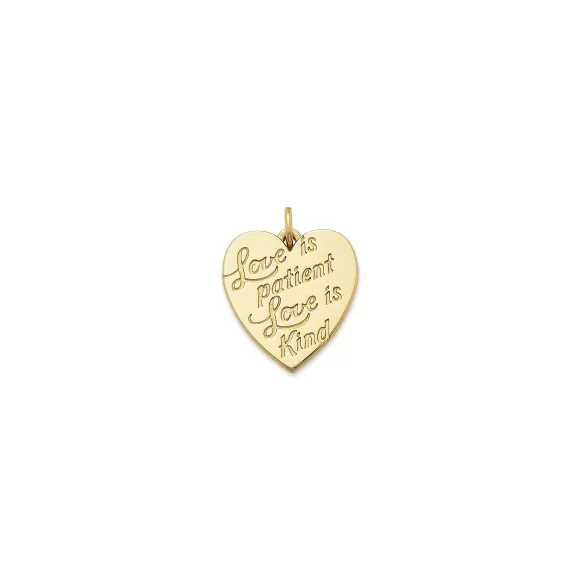 Cheap James Avery Artisan Jewelry Love Is Patient Heart Charm