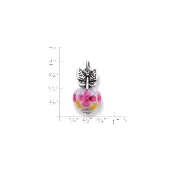Outlet James Avery Artisan Jewelry Mariposa Art Glass Charm