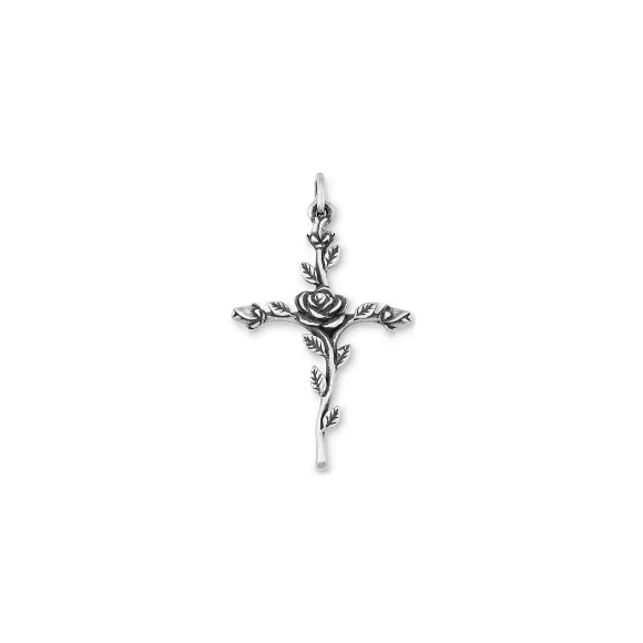 Clearance James Avery Artisan Jewelry Rosebud Cross Pendant